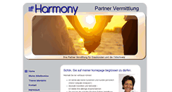 Desktop Screenshot of hpvharmony.ch
